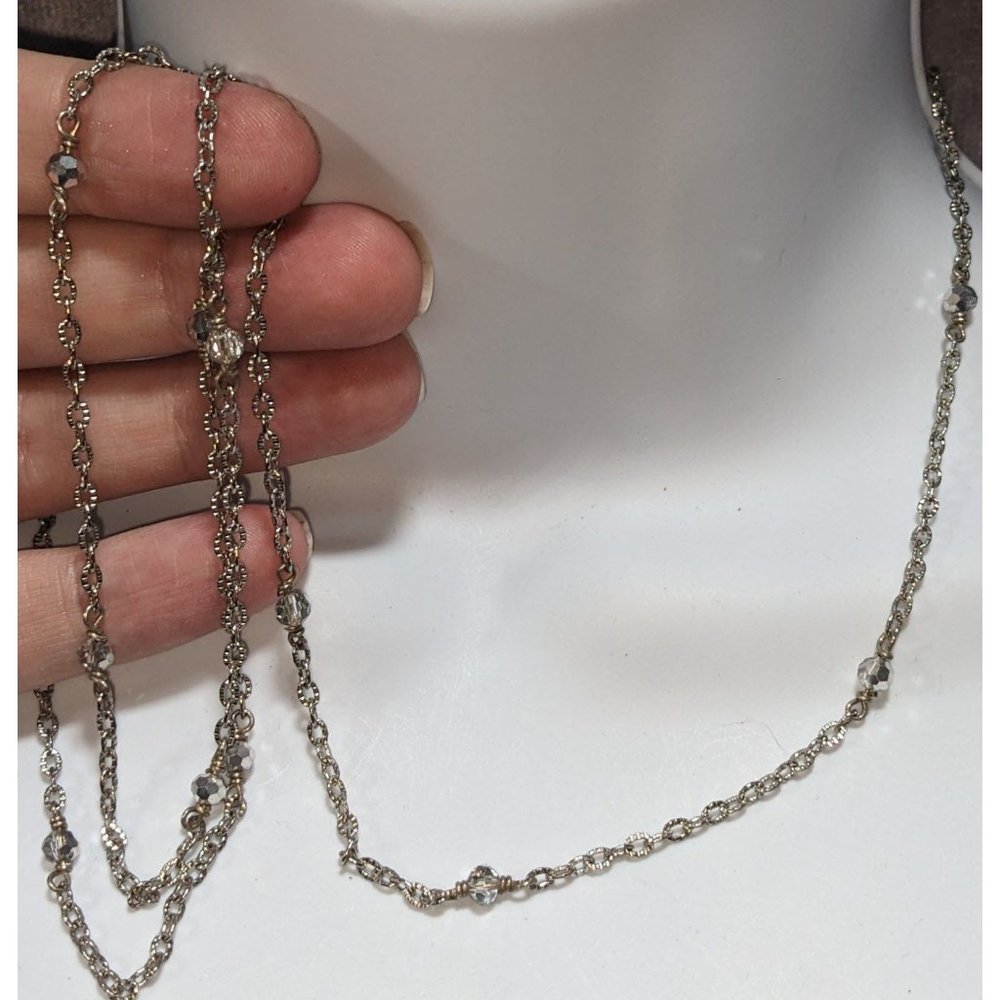 Simple Beaded Chain Necklace